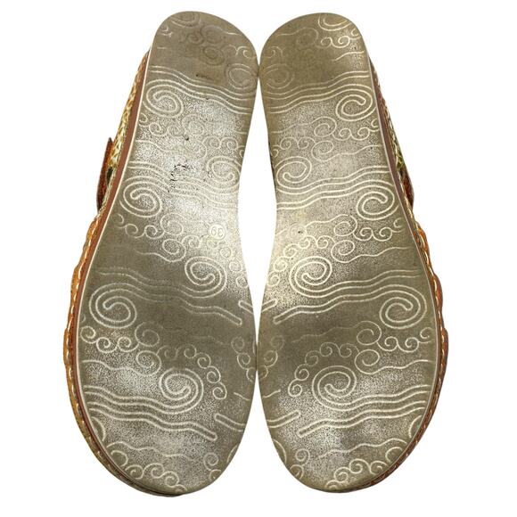 L’artiste X Spring Step Women’s Ciro Brown Slip On Sandal Size 39 US 8.5 - Picture 9 of 12